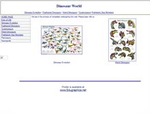 Tablet Screenshot of dinosaur-world.com